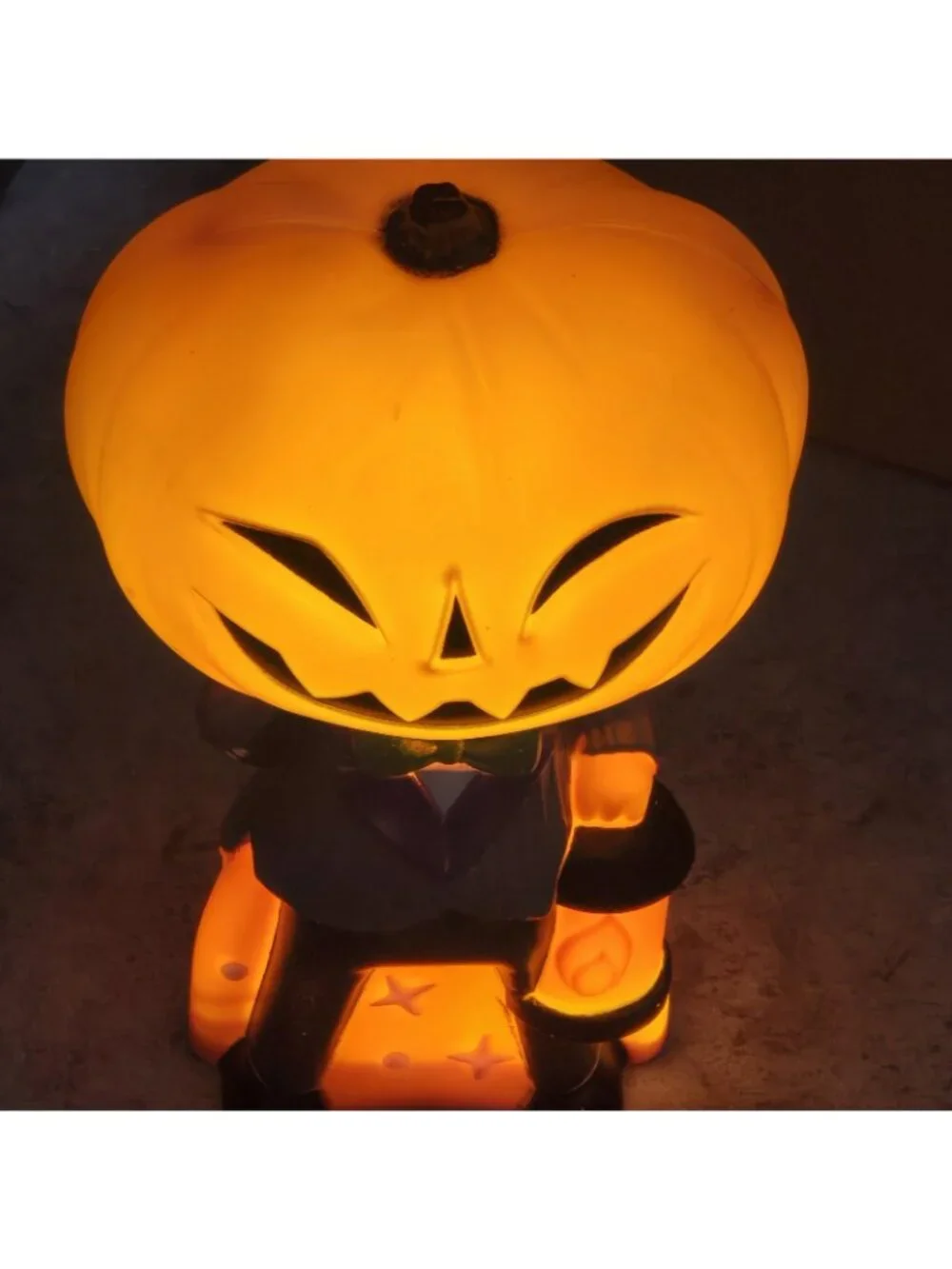 target hyde and eek Jack-O-Lantern Blowmold Pumpkin Light Lantern Halloween 12